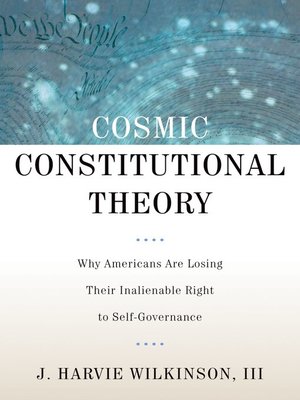 cover image of Cosmic Constitutional Theory